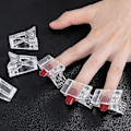 Miniatyrbild 1 av 7: 15 st Nagelklämma: Nagelspetsklämma för snabbbyggnad Polygelspikformer Nagelklämmor Kit för polygel Finger Nail Extension UV LED Builder Clamps Manikyr