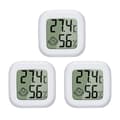 Mini LCD-termometer Digital inomhushygrometer Temperatur Luftfuktighet Hög noggrannhet Handhållen -50℃~70℃ 10%~99% RH（3st）