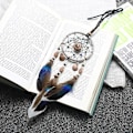 Miniatyrbillede 4 af 6: Native American Dreamcatcher - Til bil, interiør - Håndlavet, med fjer