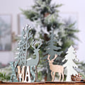 Miniatyrbild 5 av 5: 2 delar juldekorationer DIY Älg julgransprydnader