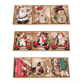 Miniatyrbild 5 av 5: 1 ST Julgran DIY hängande prydnader Väggdekor för barn Present + LED-ljus，liten klocka