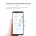 Miniatyrbillede 3 af 8: Tuya temperatur- og luftfugtighedssensor, minitermometer med LCD-skærm og hygrometer, kompatibel med Bluetooth APP