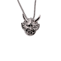 Miniatyrbild 5 av 5: Gotiska smycken för män Rostfritt stål Silver Svart Evil Devil Hor