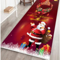Miniatyrbillede 1 af 2: Julepynt Tæpper Glædelig Jul Indendørs Hjemmetæpper Dekor Glædelig Jul Dekorativ Julepynt Ornamenter Festpynt Gaver (A 40x120CM) A