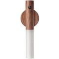 Miniatyrbillede 1 af 5: USB Opladning Smart Kropssensor Natlampe, Bevægelsessensor Natlampe, Gang Soveværelse Aisle Trapper Garderobe Vægmonteret Induktionslampe (Sort Valnød