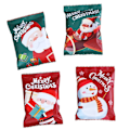 Miniatyrbillede 1 af 4: 100 stk. Cookie Forseglingsposer Brevdesign Støvtæt Julemandsprint Kiks Slikposer Til Kiks Producent