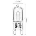 Miniatyrbillede 5 af 5: 10 krystalklare linser 40W Q40/G9/CL/230V G9 JCD 40W 120V T4 JD halogenlampe indendørs fast pære pendel accent spotlight pendel
