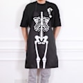 Miniatyrbilde 1 av 6: Halloween Basics Collection Kjøkken, Forklesett, Skjelett 1 stk