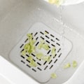 Miniatyrbillede 3 af 6: 3x Afløbsdæksel, afløbsfilter, dæksel til afløb, med sugekop, hårfanger til brusere, badekar, vaske Hvid, Grøn, Blå, 13x13x0,5cm