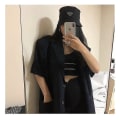 Miniatyrbilde 6 av 6: Solhatt Rund topp solhatt Trendy bøttehatt Trendy solhatt for menn og kvinner