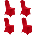 Miniatyrbilde 1 av 5: 4 stk. Stretch Spandex Stolkseter for Bryllup, Fest og Catering