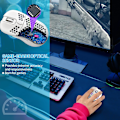 Miniatyrbild 4 av 6: Honeycomb trådad spelmus, RGB-bakgrundsbelysning och 7200 justerbar DPI, ergonomisk och lätt USB -datormus med högprecisionssensor för Windo