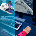 Miniatyrbilde 4 av 6: Honeycomb Kablet Gamingmus, RGB Bakgrunnsbelysning og 7200 Justerbar DPI, Ergonomisk og Lett USB Datamus med Høy Presisjonssensor for Windo