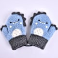 Miniatyrbild 1 av 5: Snow Show Vinter Barnhandskar Varma Söta Tecknade Vantar Stickade Baby anti-scratch Handskar 6*13cm