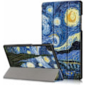 Miniatyrbilde 1 av 5: Samsung Galaxy Tab S6 Lite 10.4 2020 SM-P610 / SM-P615 Nettbrettdeksel, Slankt Tri-Fold Hardt Deksel for Galaxy Tab S6 Lite 10.4 tommer - Stjernehimmel