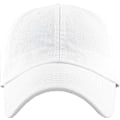 Miniatyrbild 5 av 5: Klassisk bomullsmössa med låg profil för män Kvinnor Cap Dad Hat Justerbar okonstruerad vanlig cap(vit)