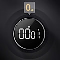 Miniatyrbild 3 av 5: Kökstimer, Countdown Kökstimer för matlagningsträning i kök, digital magnettimer LCD-skärm, rotationskontroll, tidshanteringsverktyg