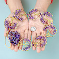 Miniatyrbilde 4 av 5: 7 Chakra Hengende Ornament Livets Tre Ornamenter Drømmefangere Stein Healing Yoga Håndlaget Dekorasjon Ametyst