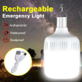 Miniatyrbillede 1 af 5: USB-genopladelig LED-lampe Campinglampe 3 lystilstande Hængende teltarbejdslampe Bærbar nødlamp til have udendørs