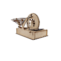 Miniatyrbild 2 av 5: Barnpussel solleksak 3D tredimensionellt träpussel DIY lapptäcke handgjorda byggstenar