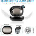 Pikkukuva 7 / 7: Bluetooth 5.1 -kuulokkeet, 3D Hi-Fi Stereo langattomat kuulokkeet IPX7 vedenpitävät, Bluetooth-kuulokemikrofoni mini-pikalatauskotelolla ja mikrofonilla, superkevyet,