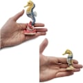 Miniatyrbillede 6 af 6: 2 stk. Søhest Akvariedekoration, Kunstig Søhest Polyresin Figur Ornament til Børn Undervisningsmodel