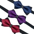 3 herr bröllop rosett klänning polyester dubbel lager halsband