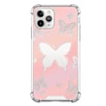 Miniatyrbilde 1 av 7: Rosa Speil-deksel til iPhone 13 Pro Max Speil Sommerfugl