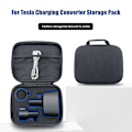 Miniatyrbillede 2 af 6: Tesla CCS1 J1772 Oplader Opbevaringstaske Oplader Adapter Organizer Rejseetui Opladningstilbehør til elbil
