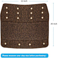 Miniatyrbild 3 av 6: 3-delad RV Step Matta för utomhuscamper Step Cover 22" Surround Radie Matta RV Tillbehör (brun)