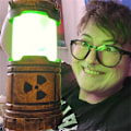 Miniatyrbillede 1 af 7: Håndholdt Mini Atomreaktor Lommelygte Dommedag Lanterne Legetøj Kernegas Reaktion Tryk Simulering Lysner