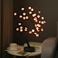 Miniatyrbillede 4 af 5: Kreativt Træ Lampe Perle Træ Lampe Touch Screen Lampe Soveværelse Lampe Gave Booth Lampe Dekorations Lampe Bordlampe#4