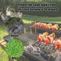 Miniatyrbilde 2 av 5: Piknik Grill Isolasjonsmatte, Brannsikkert Stoff, Grå (40 tommer)