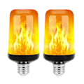 Miniatyrbild 1 av 5: Led Flame Light Bulb, 2 lägen flimrande glödlampor, E26/e27 Base Flame Bulb, jul