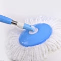 Miniatyrbild 6 av 7: 3st vit spinnmopp ersättningshuvud, mikrofibermopp bomullshuvud, universal 16 cm moppduk