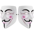 Miniatyrbild 6 av 7: V för Vendetta Guy Fawkes Mask Quality Anonymous Mask Halloween Costume Hackers Mask Cosplay Party Mask One Size