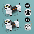 Miniatyrbild 5 av 6: Kid Fjärrkontroll Elektronisk hund - Robotic Pet Interactive Robot Animals Smart RC Valp Programmerbar med gå- och dansleksak för flickor Pojkar