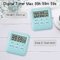 Miniatyrbild 6 av 6: Digital kökstimer med klocka/väckarklocka funktion, magnetisk baksida Digital kökstimer, kökstimer Stoppur Countdown Timer Management för Kit