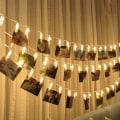 Miniatyrbild 6 av 6: LED-fotolampor Pins String 20 Led Fairy Lights inomhusklämmor 3M/9.8FT Batteridrivna, hängande fotoramar Dekorationer för bröllopsfest Bröllop，Wa