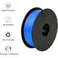 Miniatyrbillede 2 af 5: 3D Printer Filament PLA 1.75mm 1KG Spole, Filament 3D Printmaterialer - Blå