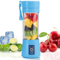 Miniatyrbillede 1 af 6: Bærbar Mini Blender, Personlig Størrelse Elektrisk Frugtblender USB Genopladelig Elektrisk Frugtblender Juicer Baby Rejse 380ml, Seks Blade Blender
