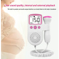 Miniatyrbild 3 av 5: Home Fetal Doppler, Baby Pocket Heartbeat Doppler Heart Monitor för graviditet och Test Clear pink