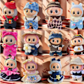 Miniatyrbilde 2 av 3: POP MART LABUBU The Monsters Spennende Macaron Plysjdukker Figur Leker Super Søte Erstatningsklær Labubu Dukke Klær Generisk I-II（N）
