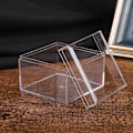 Miniatyrbild 4 av 5: 10 st 8*8*6cm Transparent godislåda Akryl Livsmedelsgodkänd Plast Choklad Bröllop Glad förpackningslåda