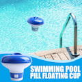 Miniatyrbild 3 av 7: Uppblåsbar/överjordisk pool flytande 1-tums klor/brom tablettdispenser för pooler, spa, badtunnor och fontäner, idealisk för uppblåsbara och ovanför