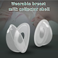 Miniatyrbild 1 av 6: 2-pack bärbar bärbar bröstmjölksuppsamlare Postpartum gravida kvinnors mjölkuppsamlare Antispill Återanvändbar