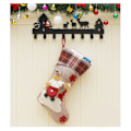 Miniatyrbillede 2 af 5: 3 STK Klassiske Julestrømper Store Strømper Julemand, Snemand, Rensdyr Julekarakter til Familie Julefrokost Dekorationer