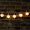 Miniatyrbillede 2 af 5: Julepynt LED-lysstreng (2 m 10 lamper)
