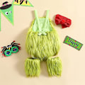 Miniatyrbild 7 av 7: Baby 6-12 månader Pojke Flicka Juloutfit Toddler Söt jultomte Cosplay Dress Up Kläder Xmas Rock Byxor Set
