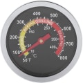 Pikkukuva 1 / 6: BBQ Lämpömittari - 50~800℉ Ruostumattomasta teräksestä valmistettu lämpötilamittari BBQ-keittiöön